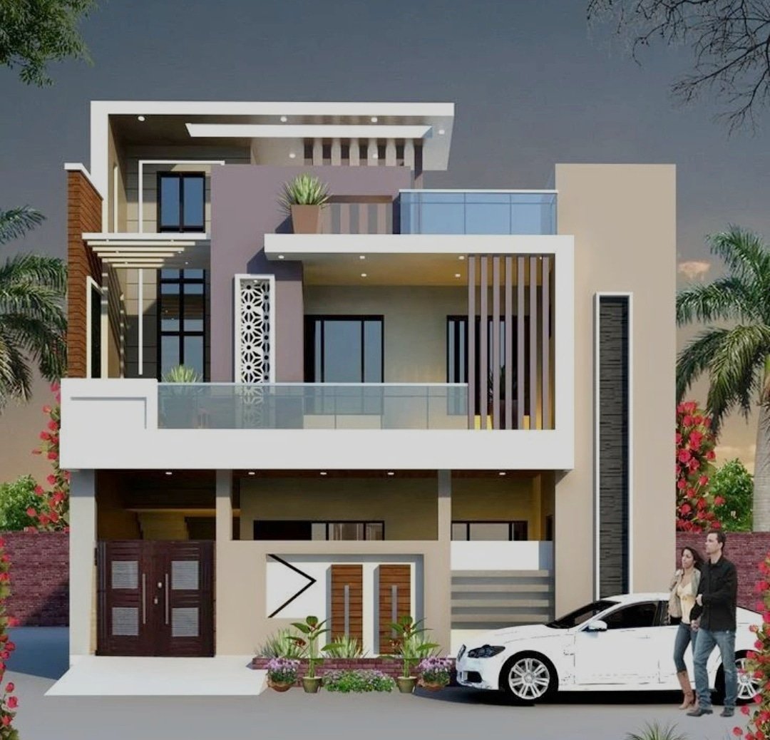 3 Bhk House Plan 3d With Car Parking