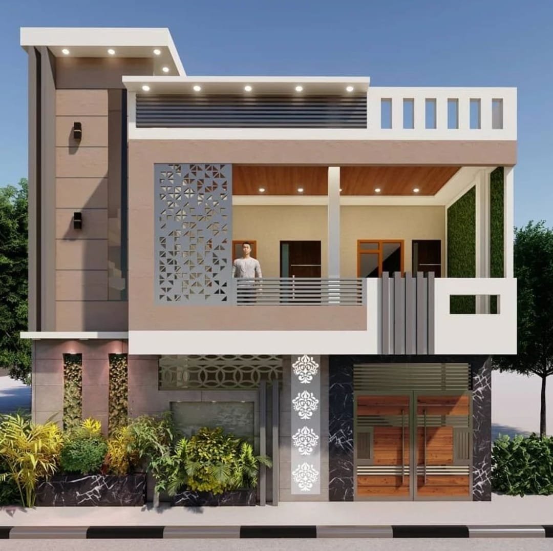 25 By 58 House Front Elevation - Design Institute