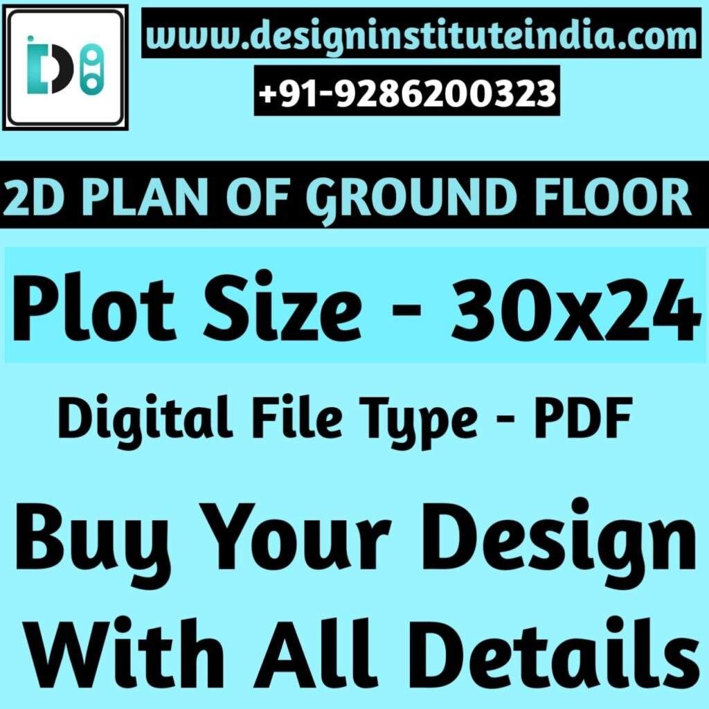 Set Plan Example 30×24 House Plan 2BHK set | 30×24 House Design – Design Institute